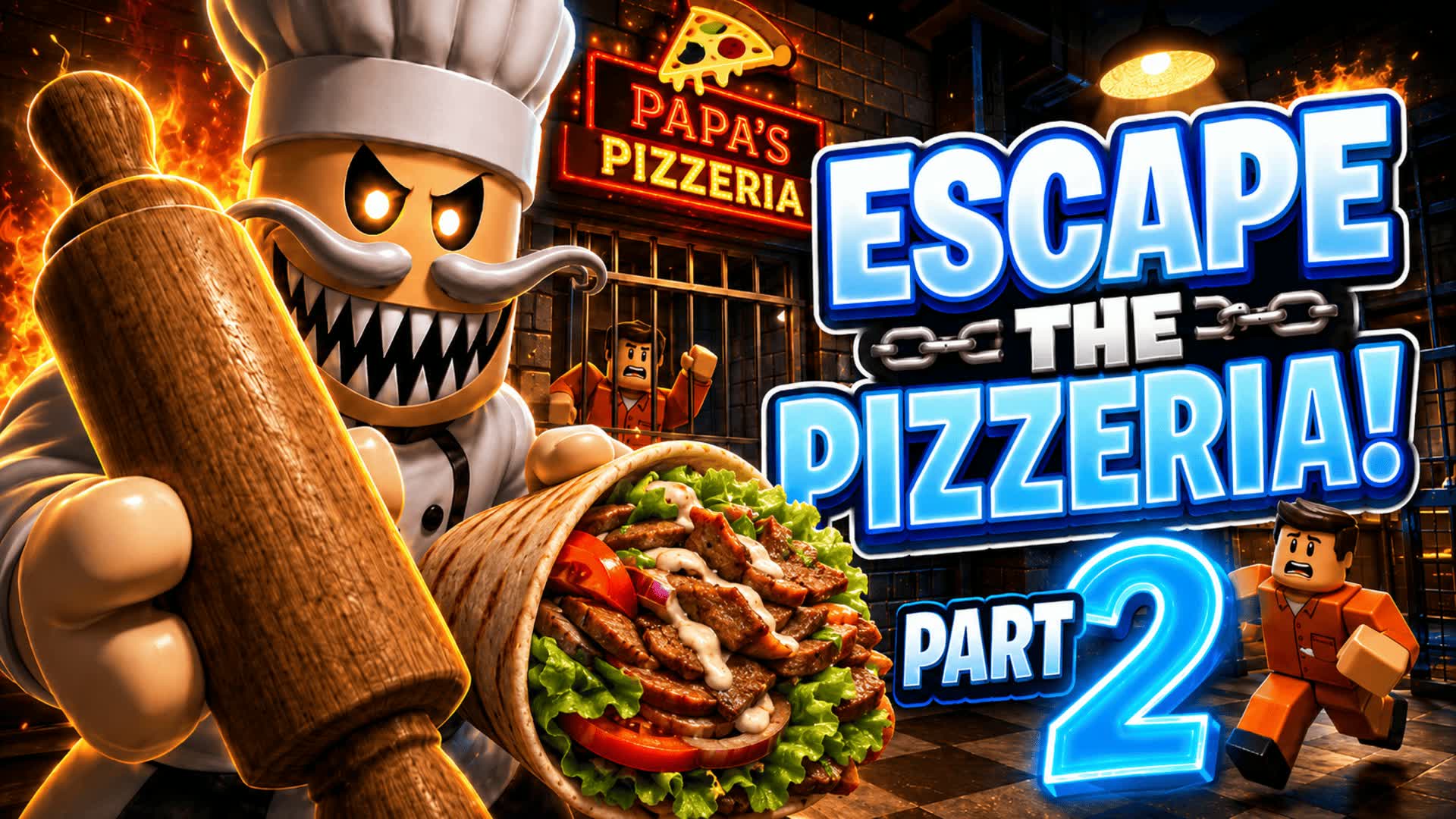 ESCAPE PAPA'S PIZZERIA🍕