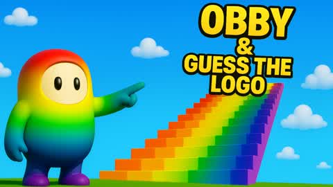 CRAZY OBBY & GUESS THE LOGO🌈🎉🥇