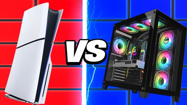 CRAZY CONSOLE VS PC RED VS BLUE🔴🔵