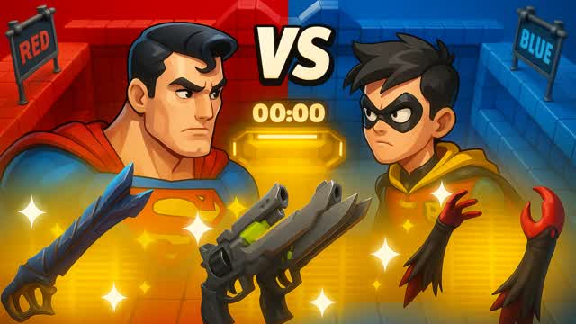RedvblueSupermanVSrobin