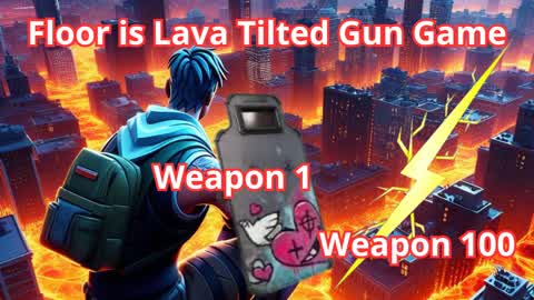 Floor is Lava Tilted Gun Game