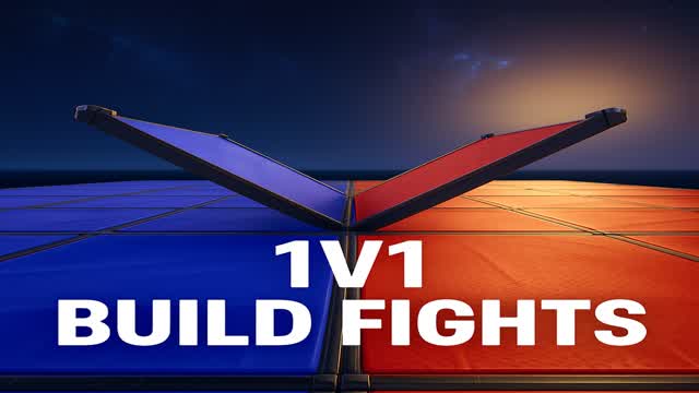 1v1 RED VS BLUE BUILD FIGHTS
