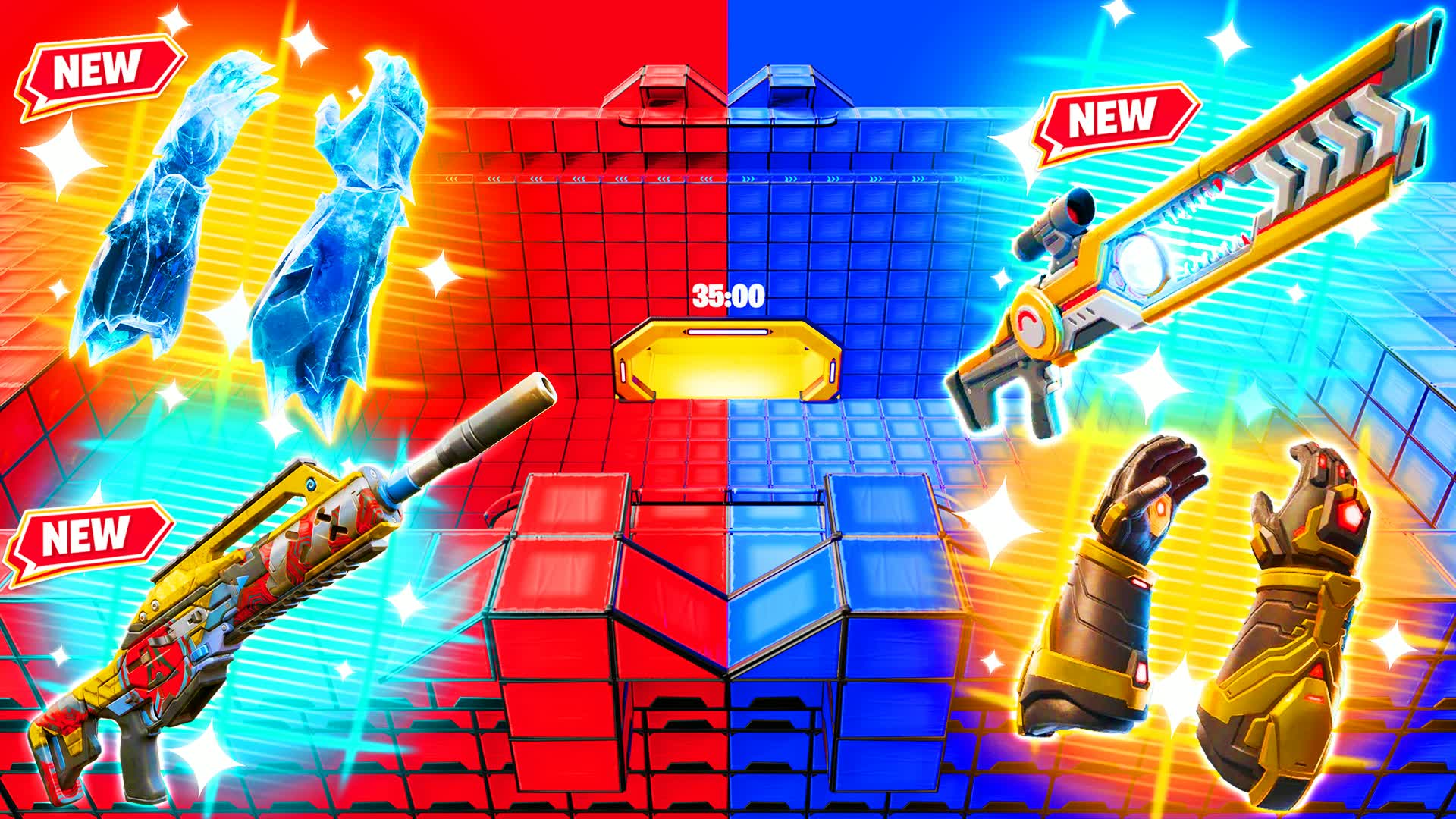 メガレッド VS ブルー