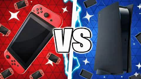 MEGA SWITCH VS PS5 Red vs Blue 🔴🔵