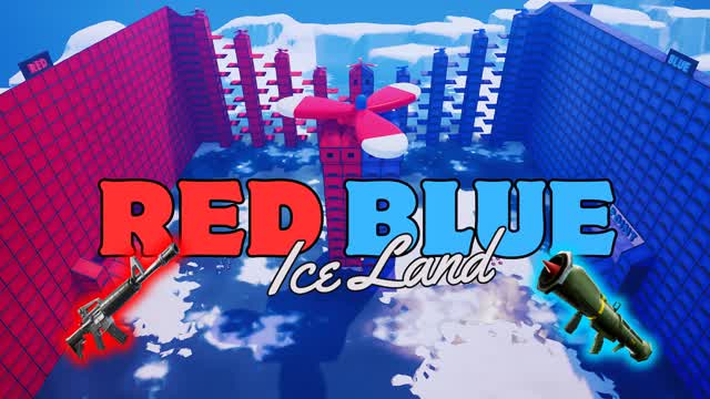 🔴RED VS BLUE ICE LAND🔵