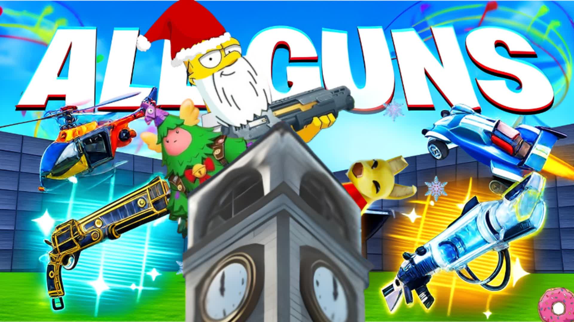 ALL WEAPONS & VEHICLES 1V1 FFA