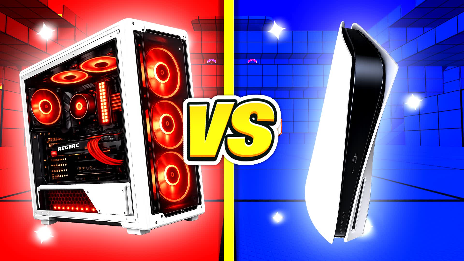 CONSOLE VS PC 12312 RED VS BLUE v24