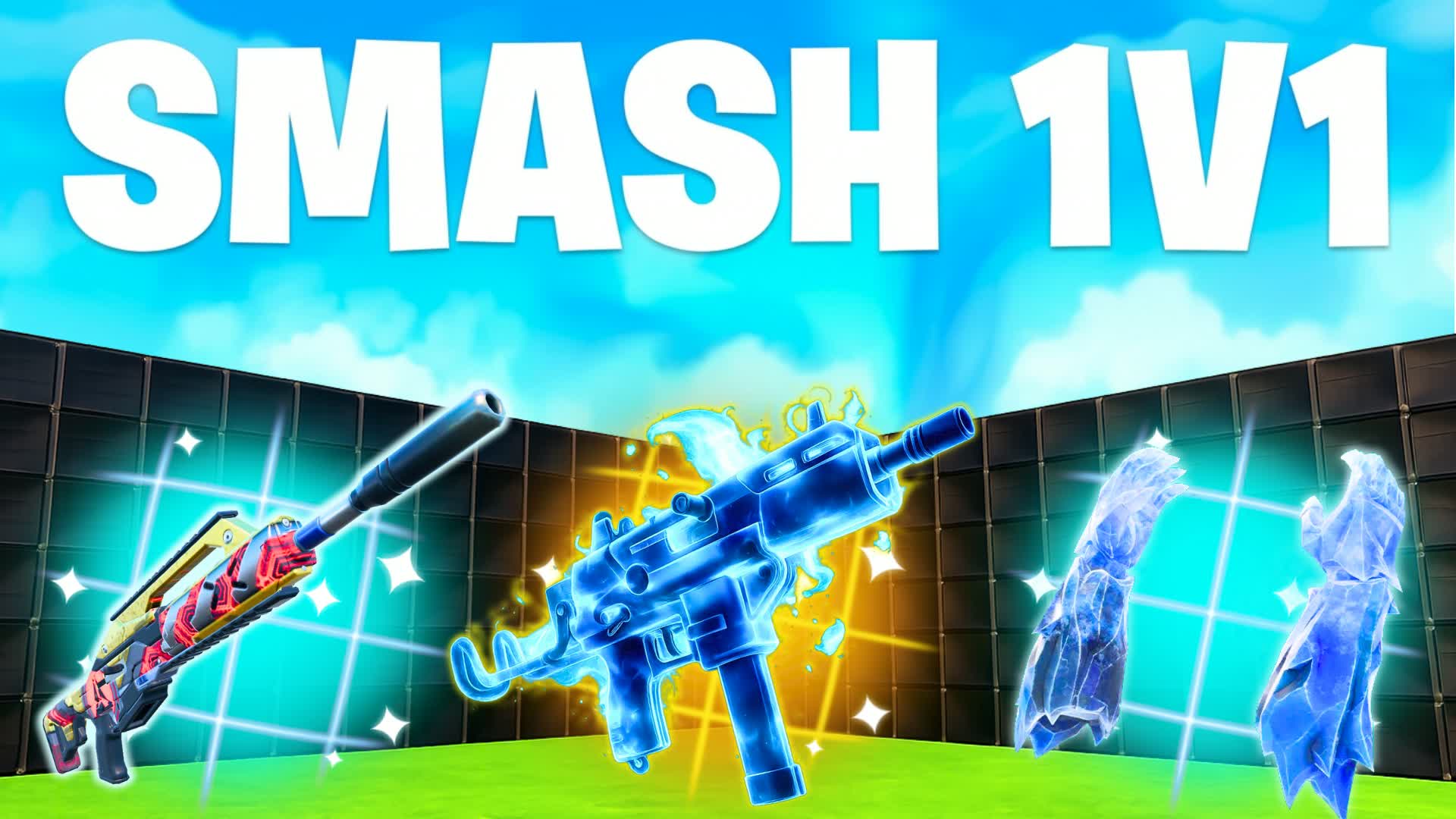 SUPER 1V1 全武器FFA (ローグライク)