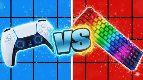 CONSOLE VS KEYBOARD 🔴🔵 RED VS BLUE