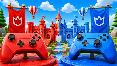 Red vs Blue 🌈 Tropical Color Rush