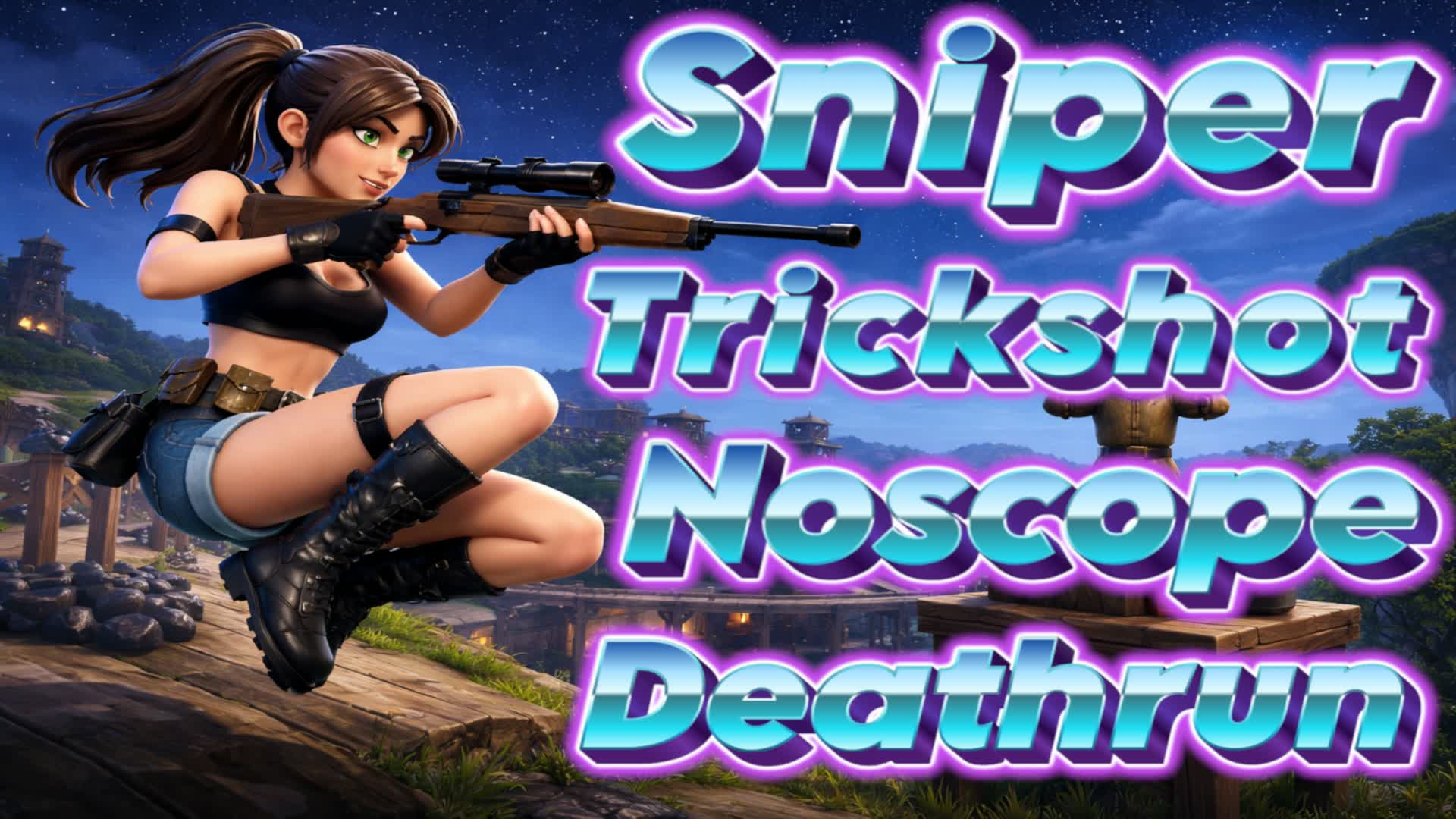 Sniper Trickshot Noscope Deathrun