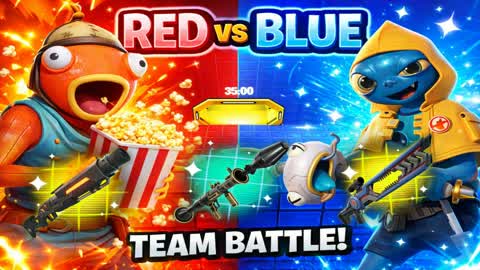 Red vs Blue Map – Clean Gameplay