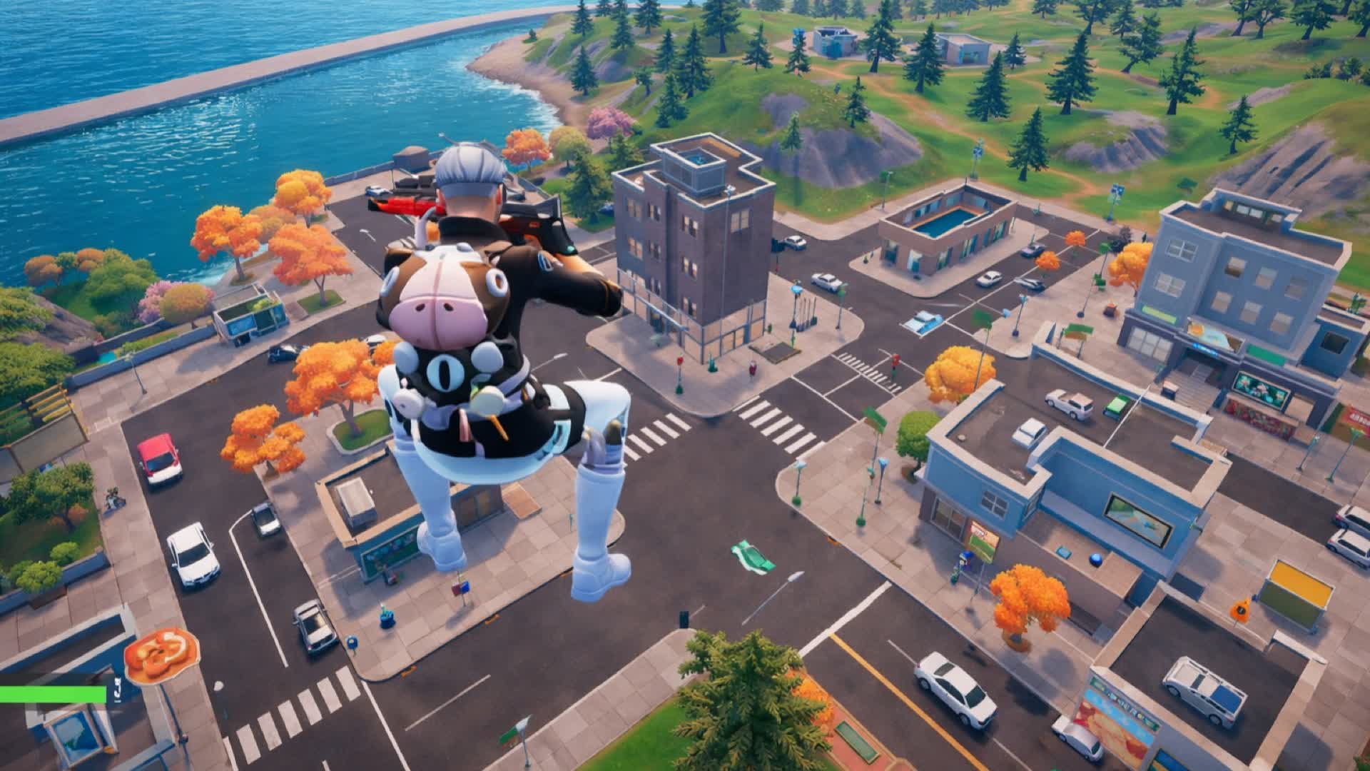 One shot sniper tilted towers