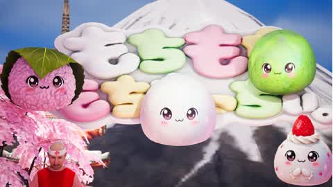 Mochi! It's chewy.