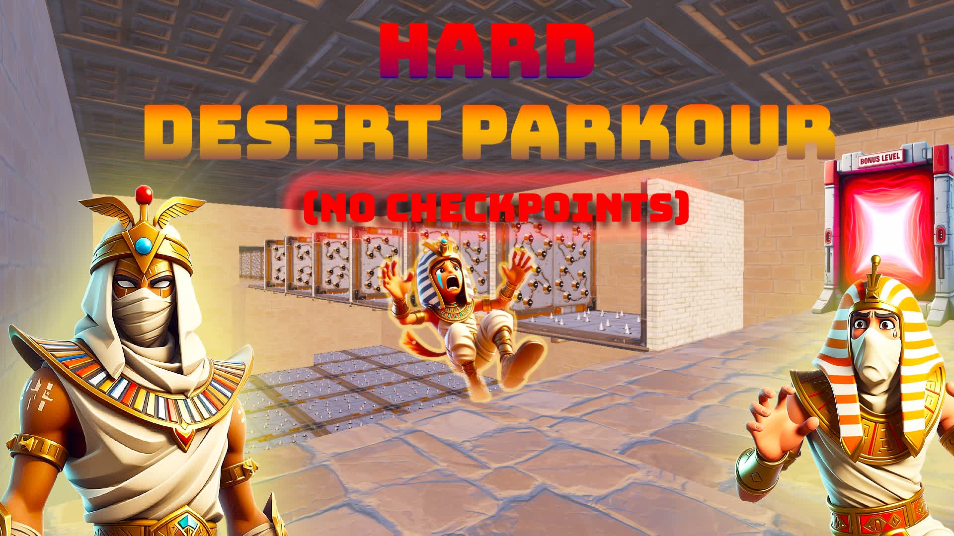 Hard desert parkour
