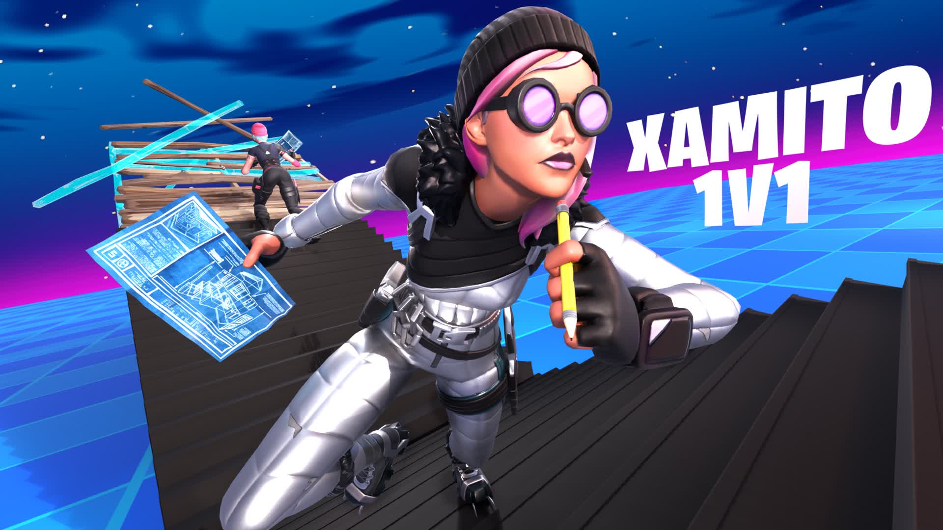 XAMITO 1V1 BUILD FIGHTS (200 PUMPS)