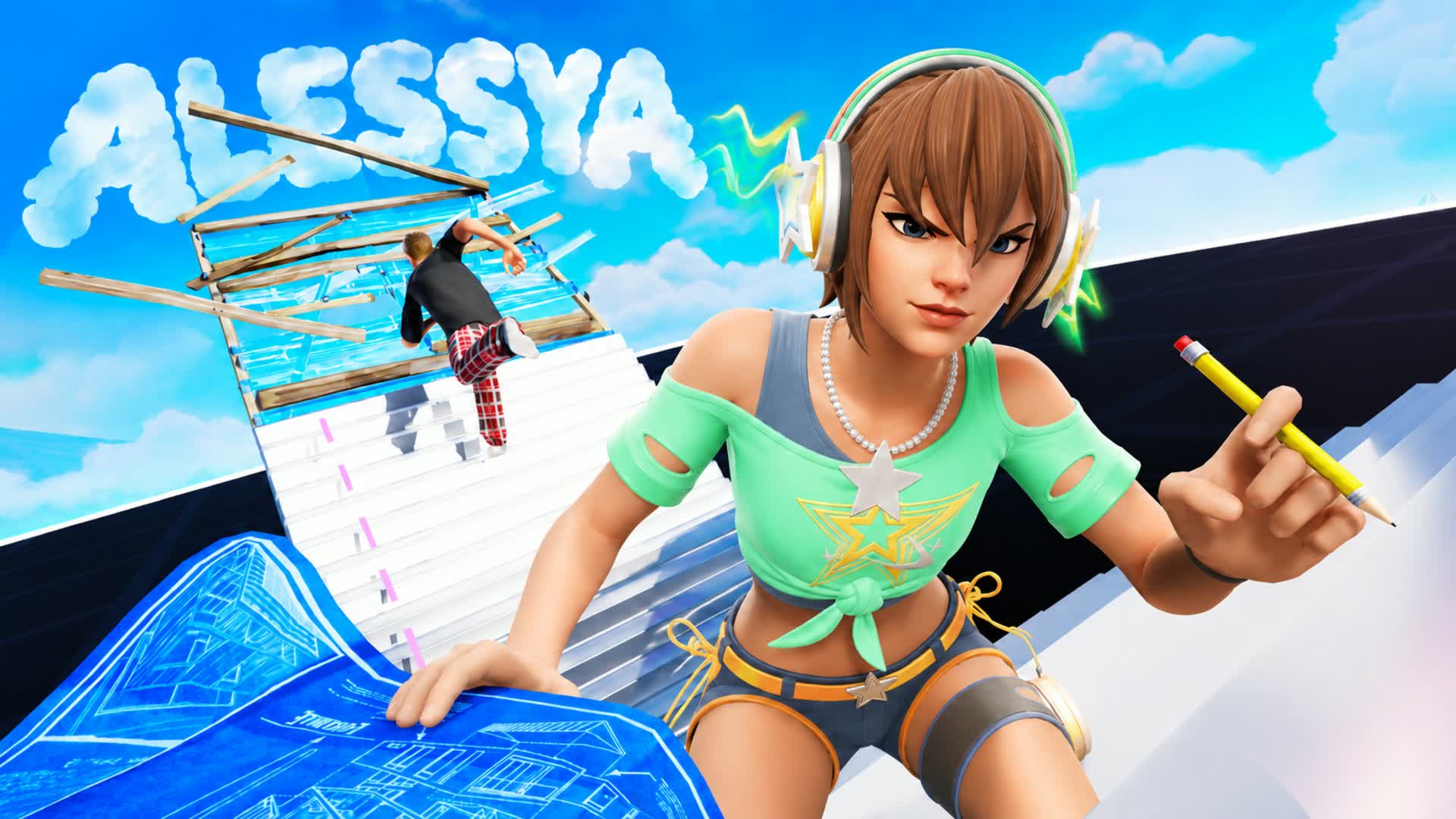 ALESSYA 1V1 BUILD FIGHTS (NEW SEASON)