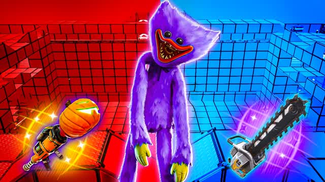 HUGGY WUGGY 👹 RED VS BLUE🔵🔴