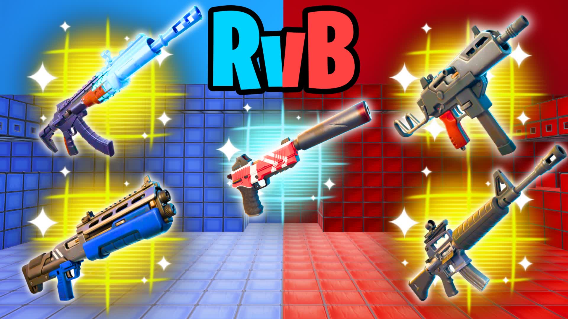 ULTIMATE RED VS BLUE 🔴🔵 معارك البناء