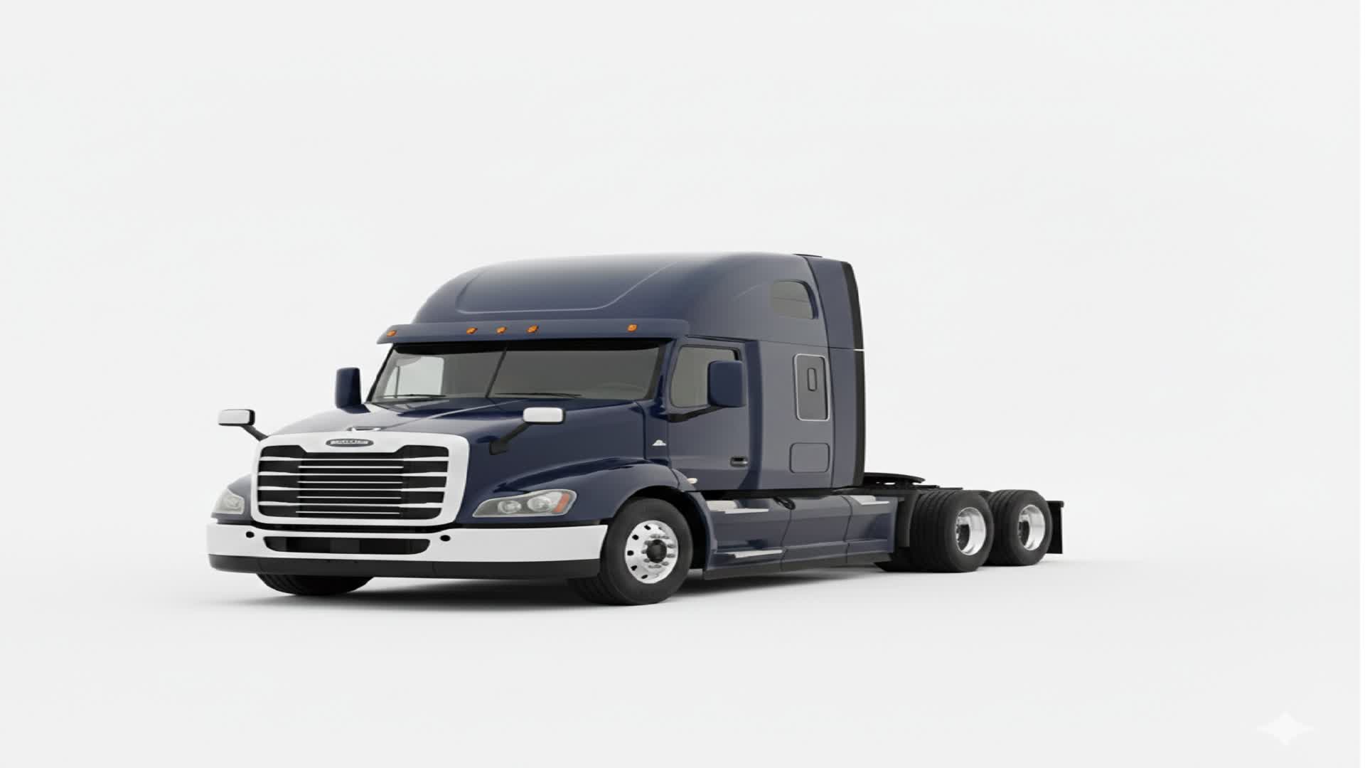 um caminhão no meio do nada