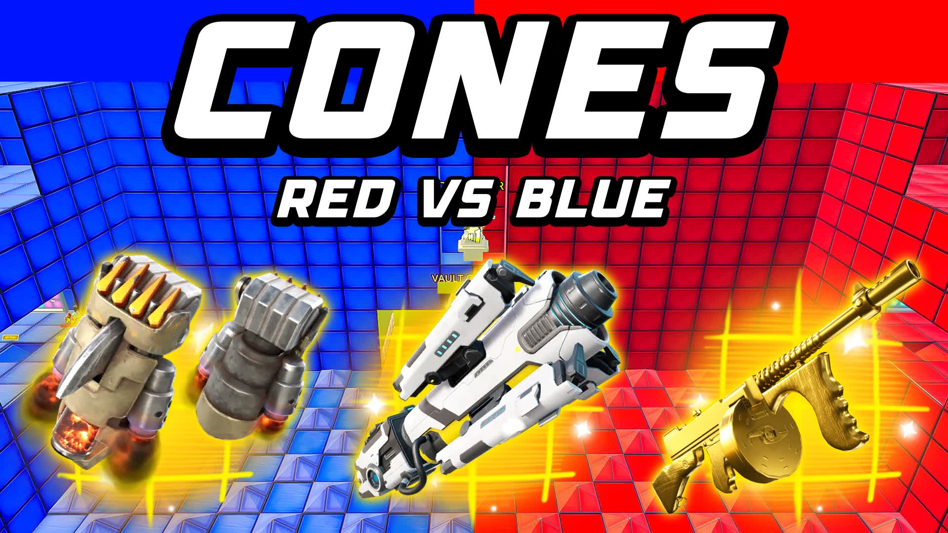 CONES RED VS BLUE 🔴🔵