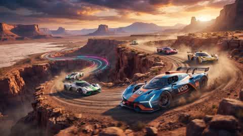 Neon Canyon Drift