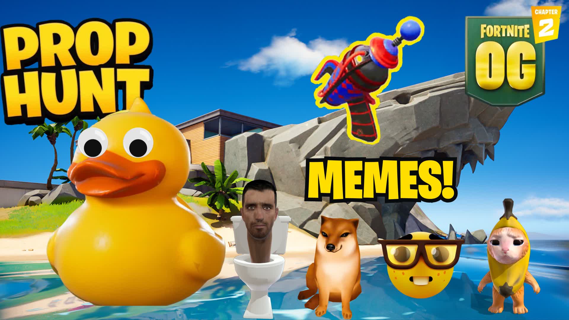 Meme Shark - Prop Hunt 😂