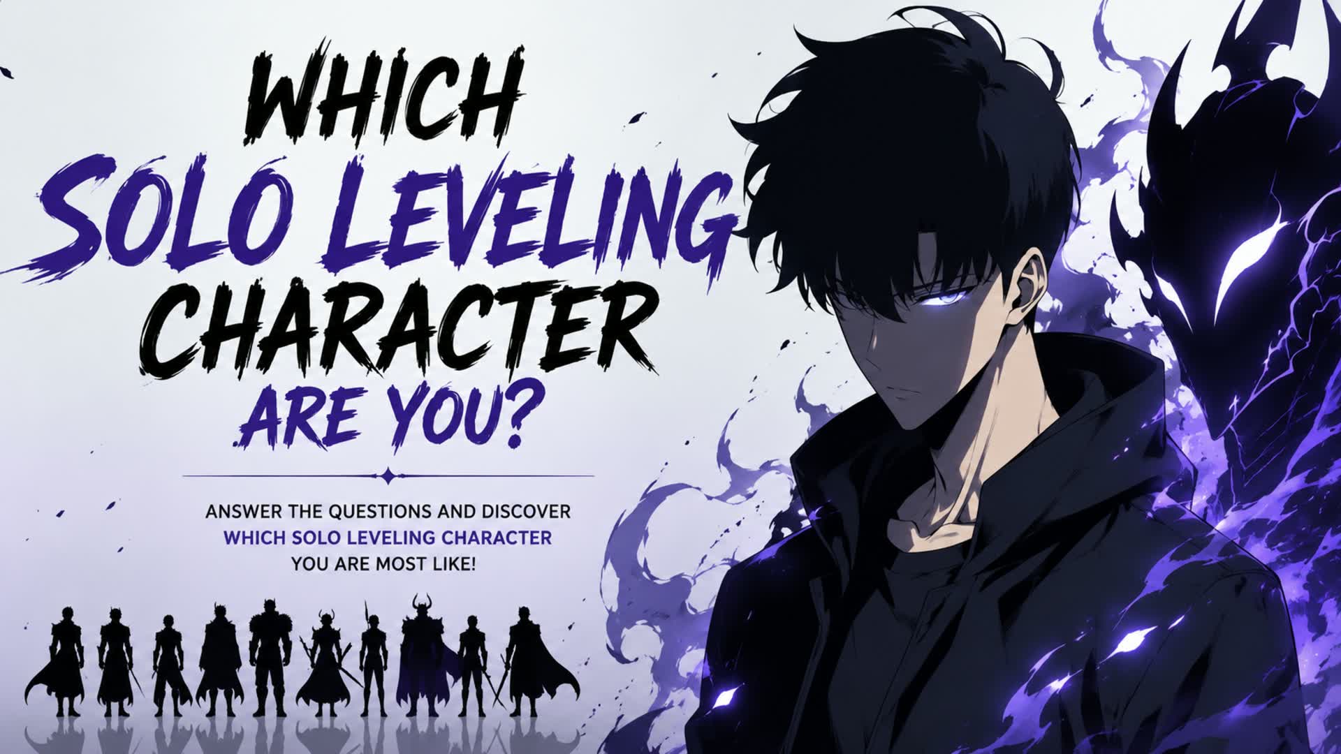 WHICH SOLO LEVELING CHARACTER ARE YOU?