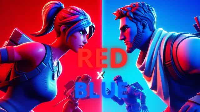 RED X BLUE By JVEX