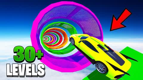 🌈RAINBOW OBBY CAR PARCOUR🌈