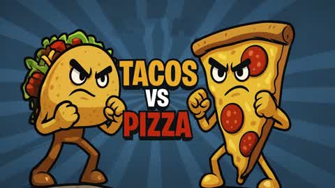 🌮 TACO vs PIZZA 🍕 FOOD WAR