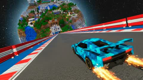 🔥Minecraft Rocket Race🔥