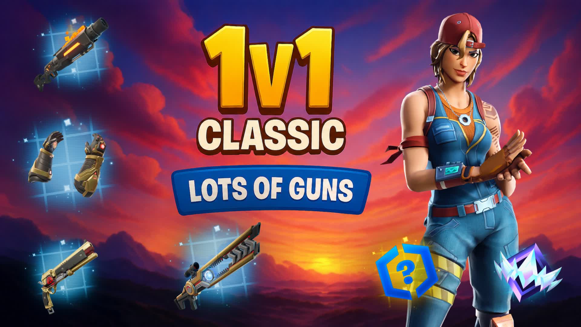 🎯 1v1 Classic Arena | (Lots of Weapons)