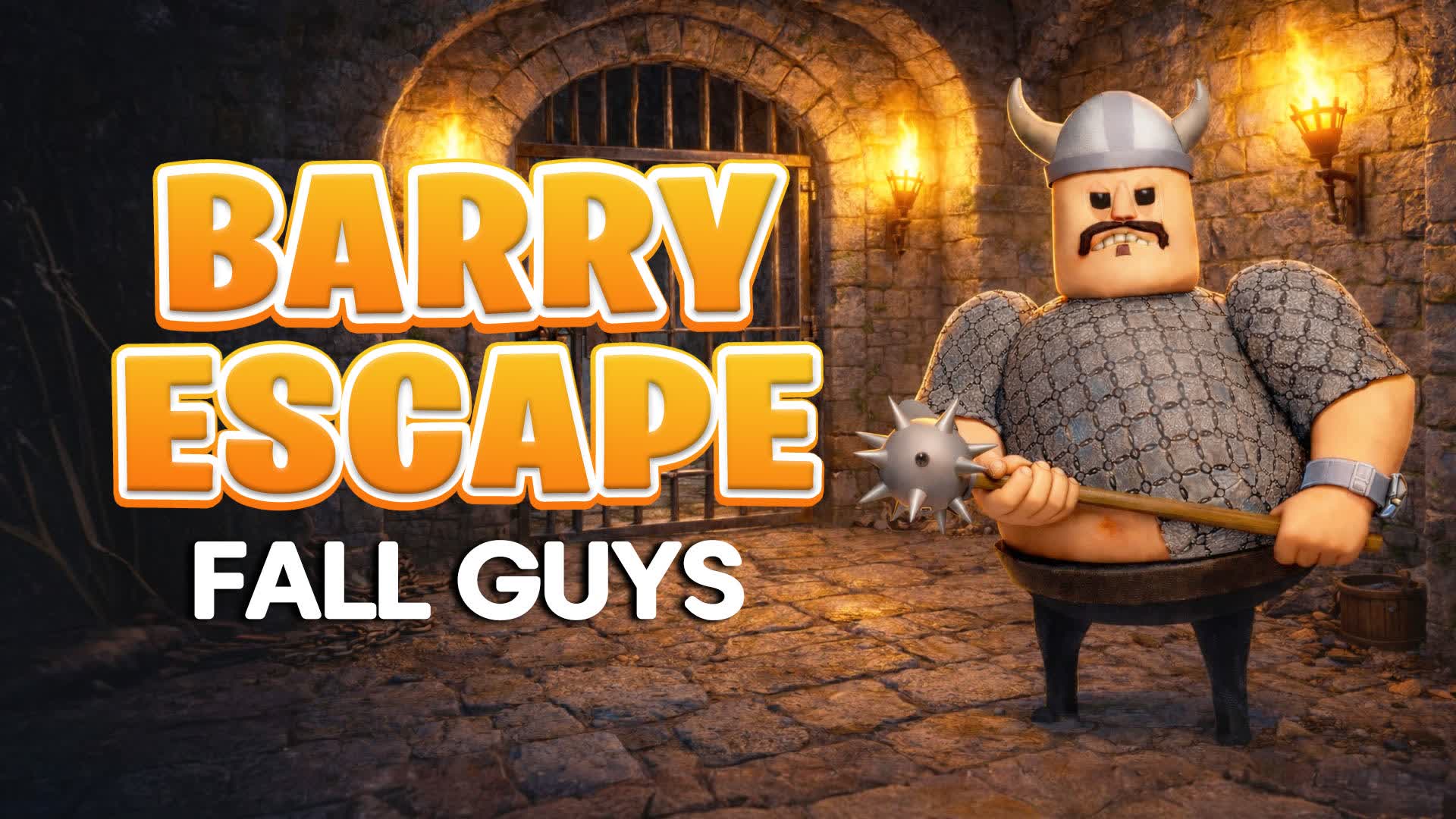 ESCAPE BARRY CASTLE 🏰 FALL GUYS ⚔