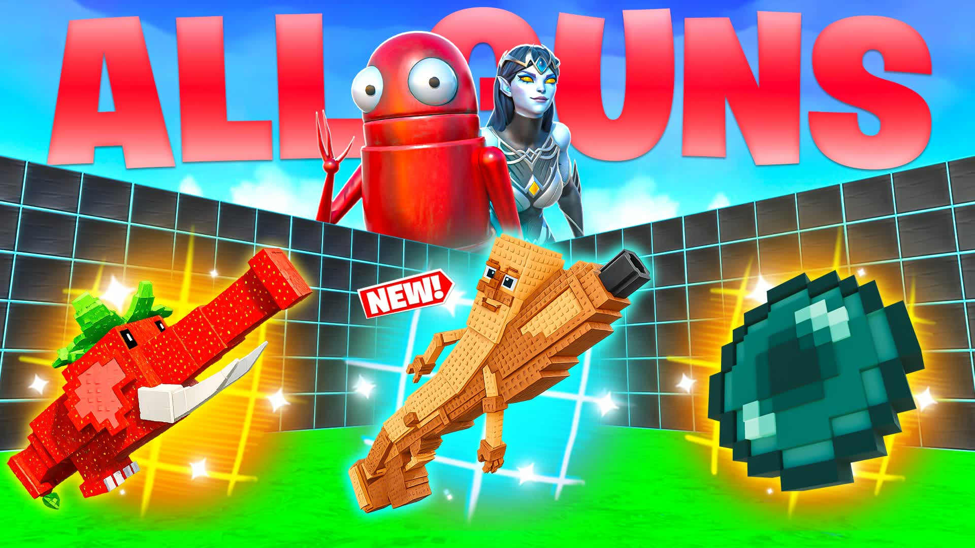 DARK 1V1 - ALL GUNS FFA⭐CMD