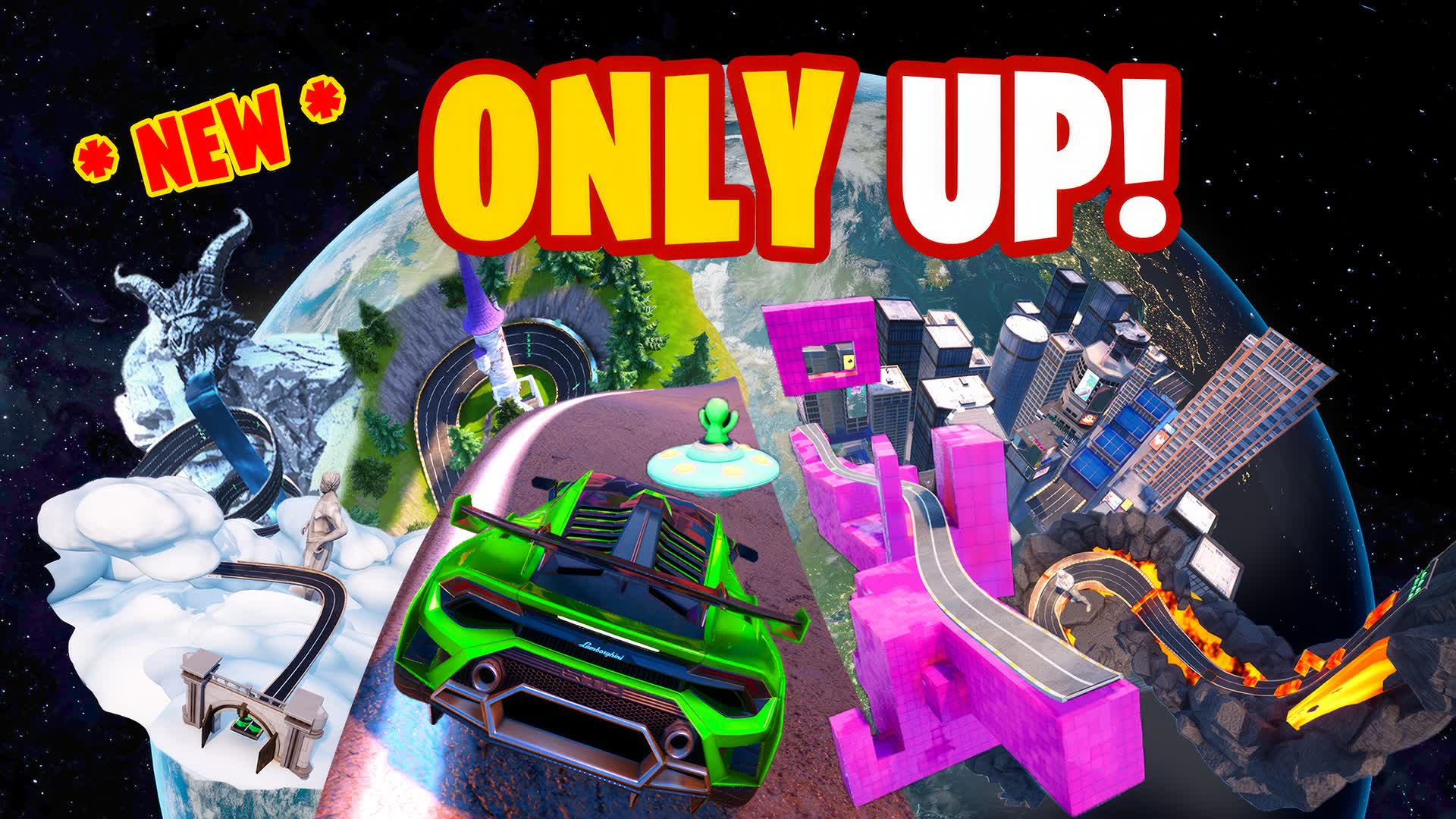 ONLY UP 👽 - ROCKET RACING 🚀🚗