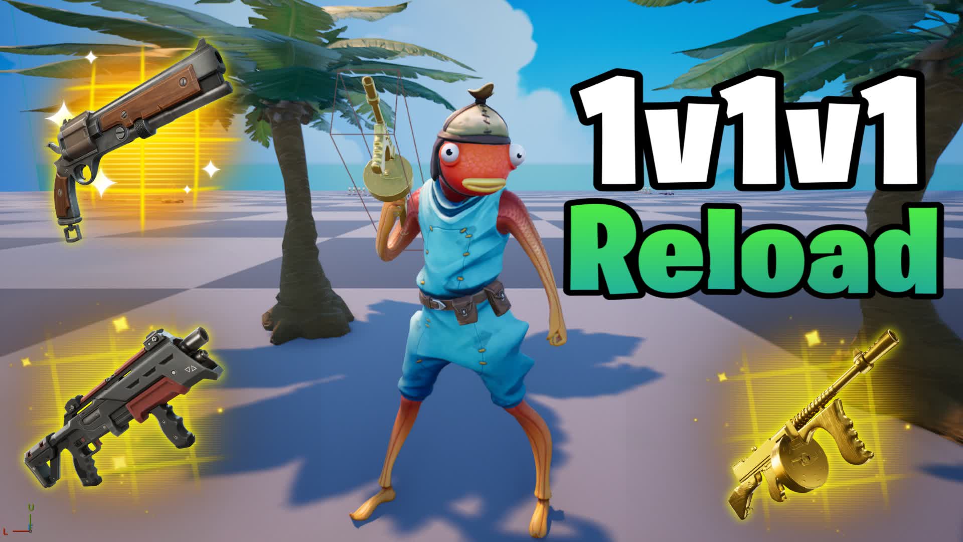 1v1v1 Reload Beach 1v1 FFA
