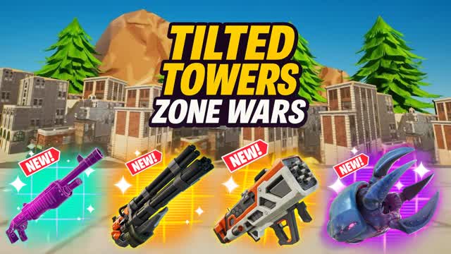 TILTED TOWERS ZONE WARS⭐[SOLO]