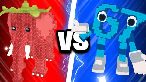 67 VS STRAWBERRY ELEPHANT RED VS BLUE