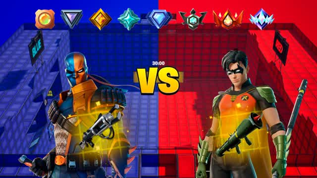 CRAZY ROBIN VS DEATHSTOKE 🔴🔵