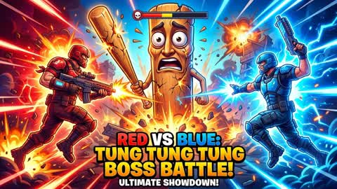 RED VS BLUE: TUNG TUNG SAHUR DESTROYERS