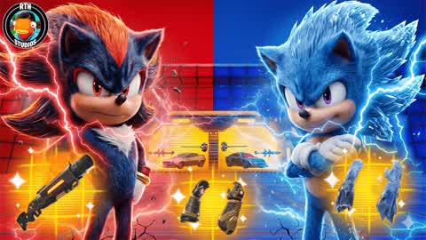 RED VS BLUE 🔵SONIC & SHADOW🔴
