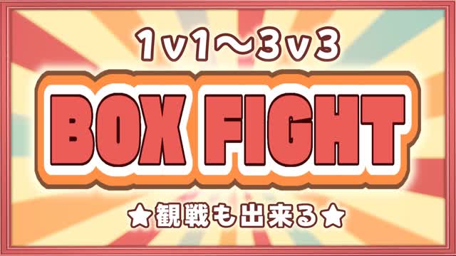 BOX2観戦もできるＢＯＸファイト　１ｖ１～３ｖ３