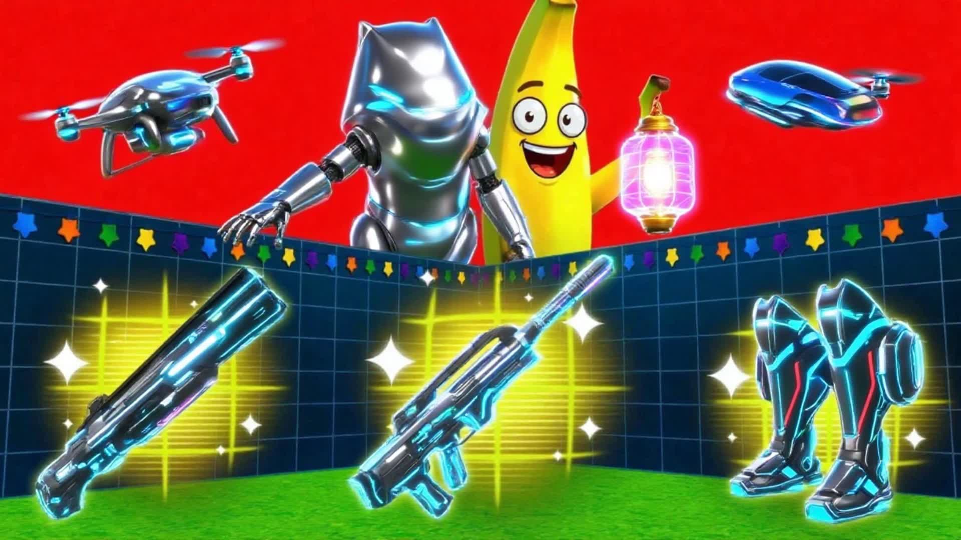 ⭐ COLOR 1V1 FFA - ALL GUNS & RIDES 🔥🎨