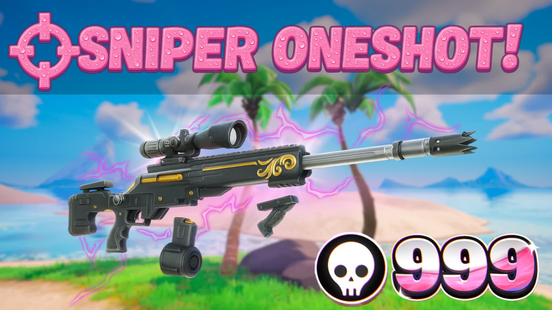 🎯 SNIPER ONE SHOT - PALM ISLANDS 🏝️