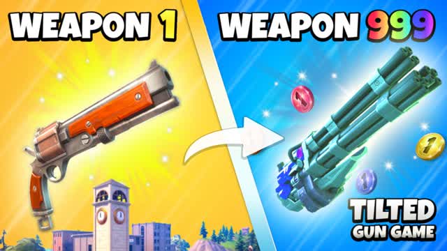 😎 GUN GAME 🔫 TILTED ONE SHOT RANKED