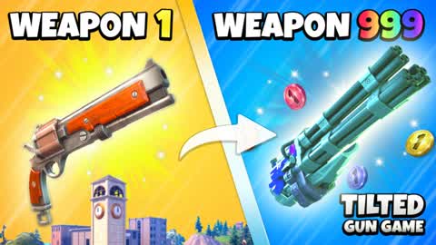 😎 GUN GAME 🔫 TILTED ONE SHOT RANKED