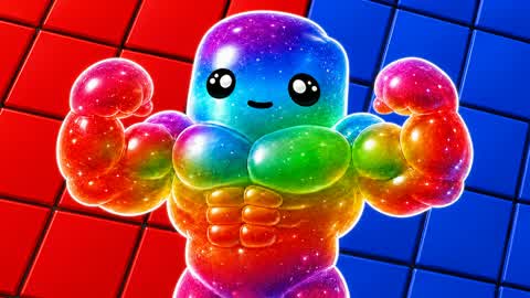 RED VS BLUE JELLY 🔴🔵