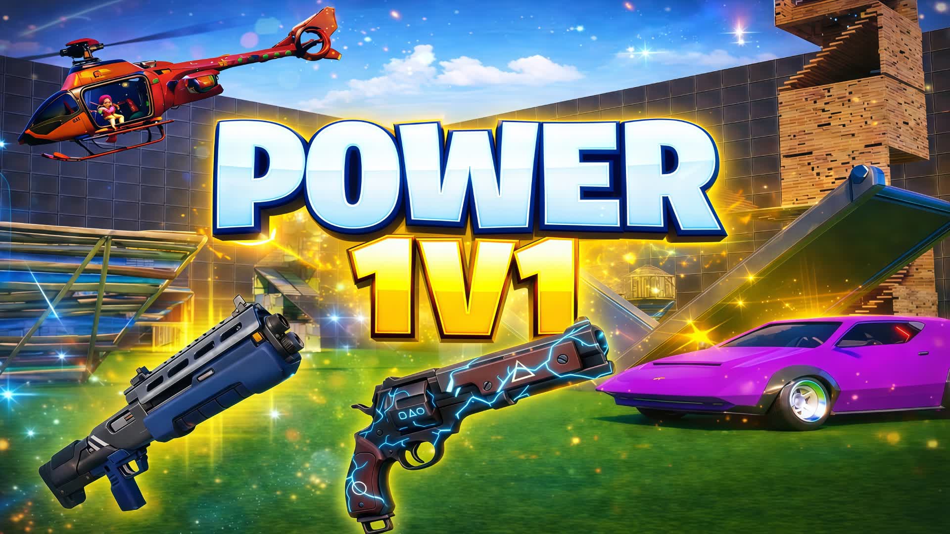 POWER 1V1 FFA - ALL GUNS & RIDES