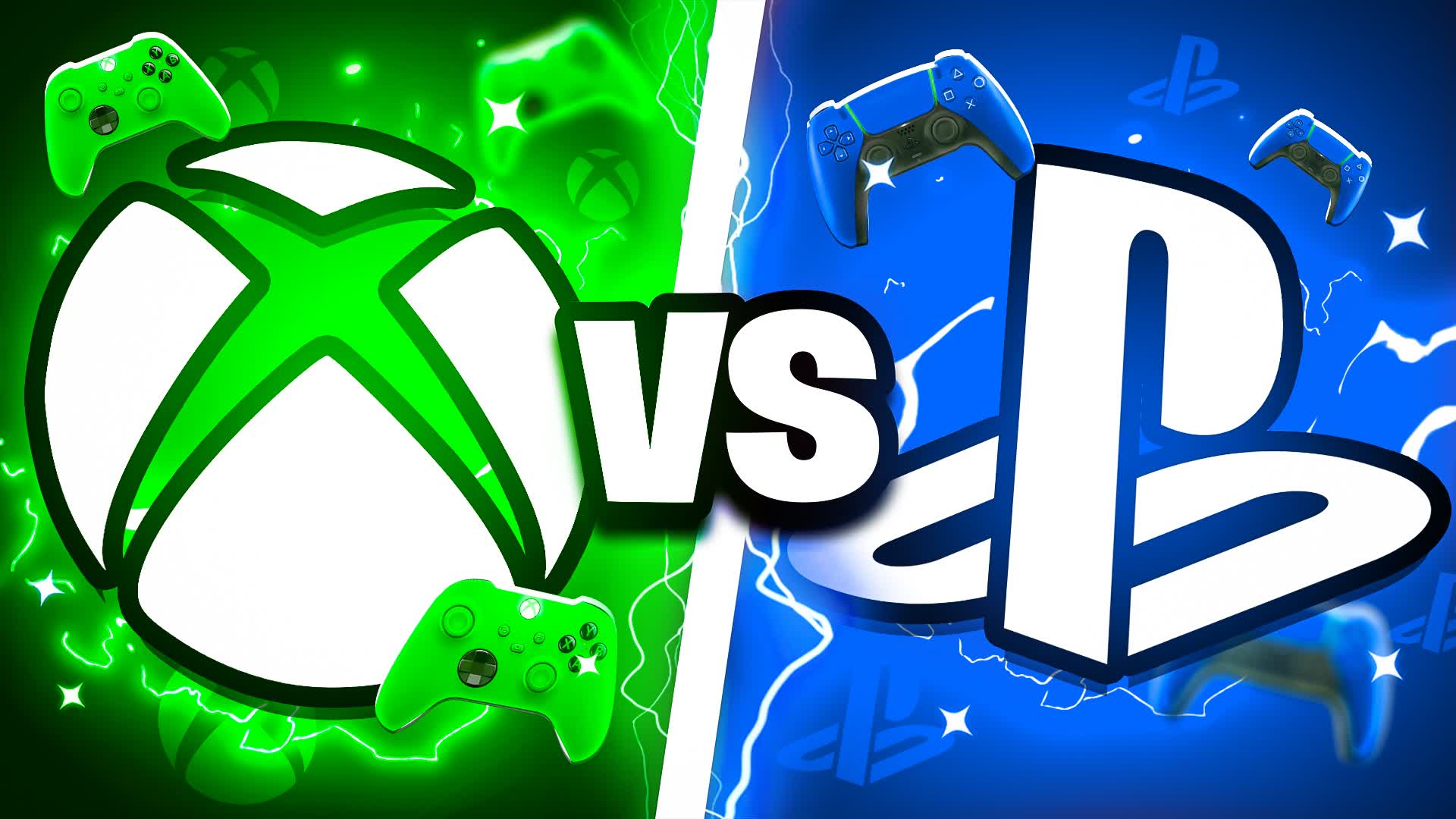 XBOX VS PLAYSTATION RED VS BLUE🔴🔵